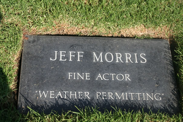 Jeff Morris Grave