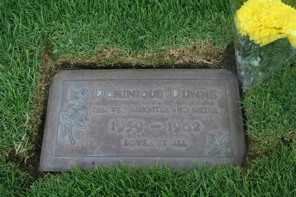 Dominique Dunne Grave
