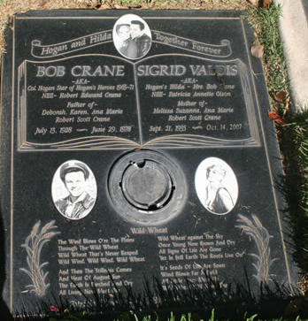 Bob Crane and Sigrid Valdis Grave