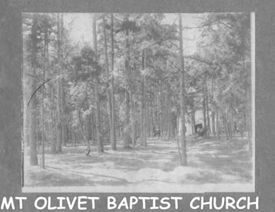 Mt. Olivet Baptist Church - Early Photo - Logansport, De Soto Parish Louisiana