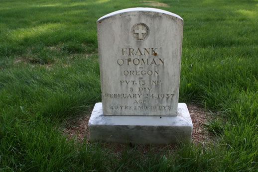 Frank Otoman Grave