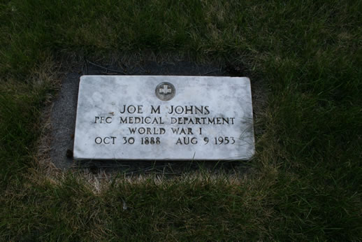 Joe Johns Grave