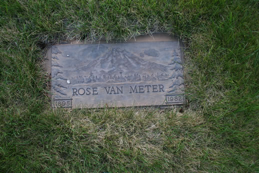 Rose Van Meter Grave