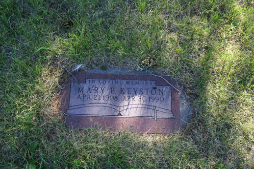 Mary Keyston Grave