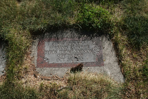 Byron Johnson Grave