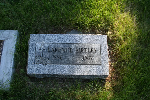 Larence Kirtley Grave