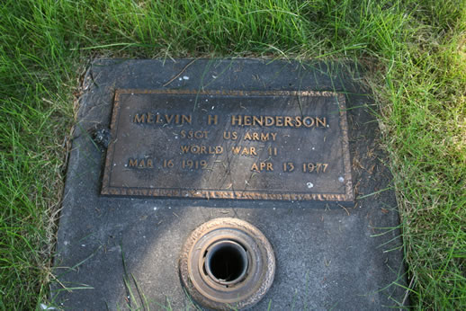 Melvin Henderson Grave
