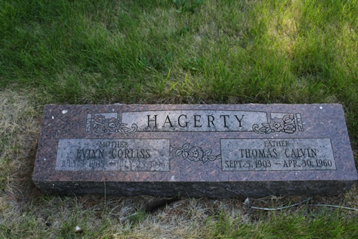 Evlyn Hagerty and Thomas Hagerty Grave
