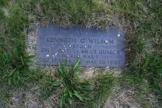 Kenneth Wilson Grave