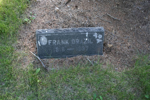 Frank Drazil Grave