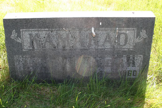 Bessie Kamarad and Joseph Kamarad Grave