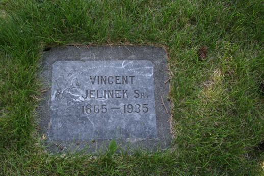 Vincent Jelinek Sr. Grave