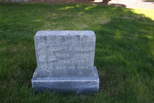 Sally Mack Grave