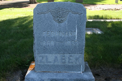 Ferdinand Zlabek Grave