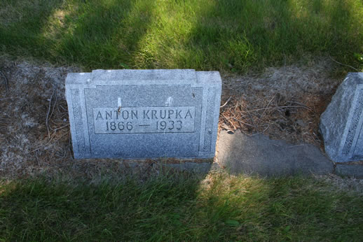Anton Krupka Grave