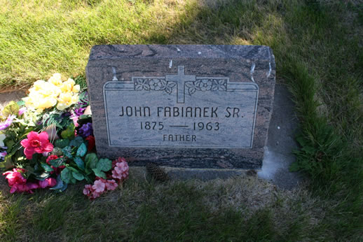 John Fabianek Grave