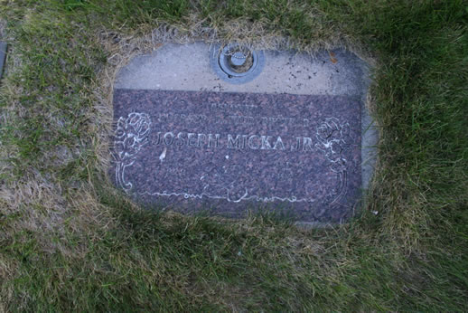 Joseph Micka Grave