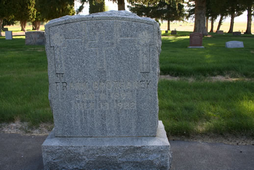 Frank Brothanek Grave