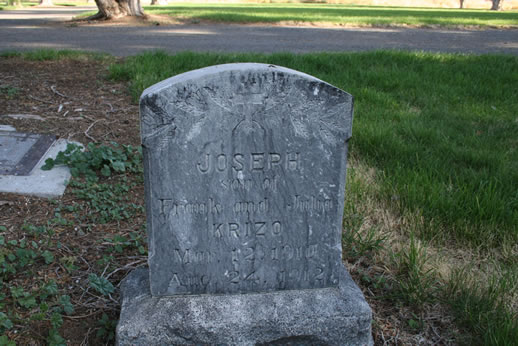 Joseph Krizo Grave