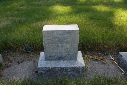 Peter Suty Grave