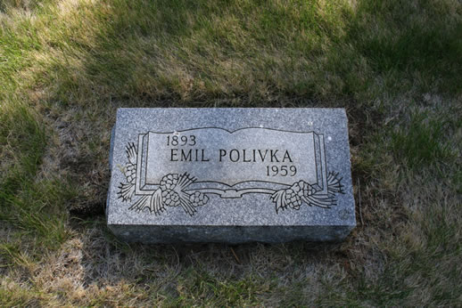 Emil Polivka Grave