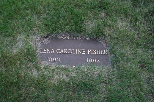 Lena Fisher Grave