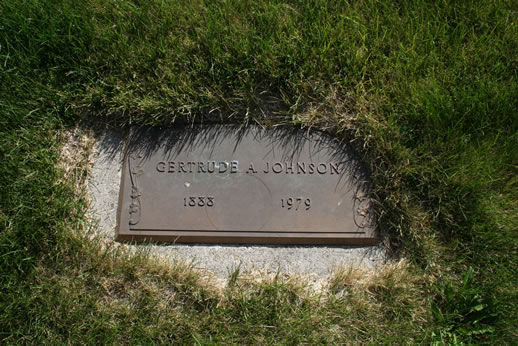 Gertrude Johnson Grave
