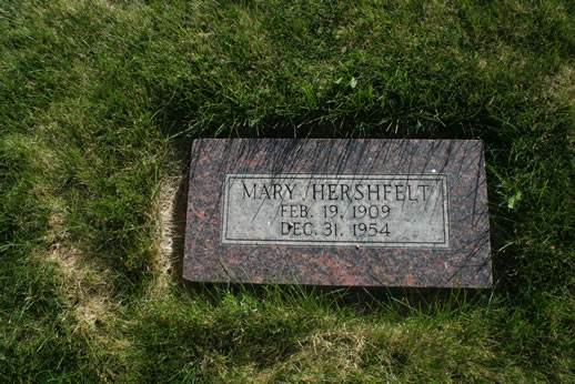 Mary Hershfelt Grave
