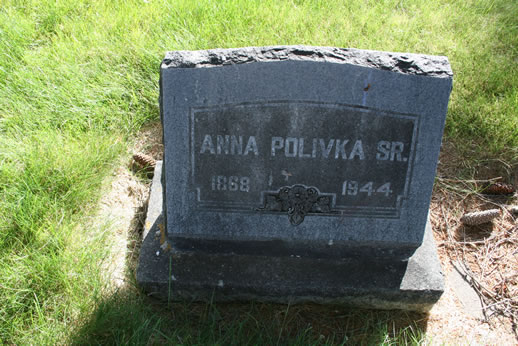 Anna Polivka Grave
