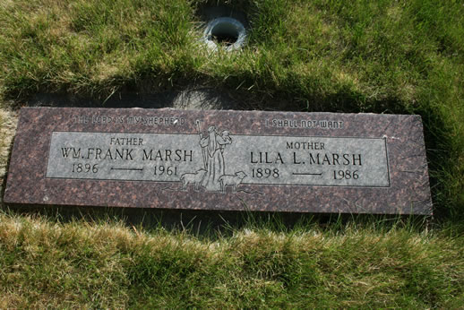 William Marsh and Lila Marsh Grave