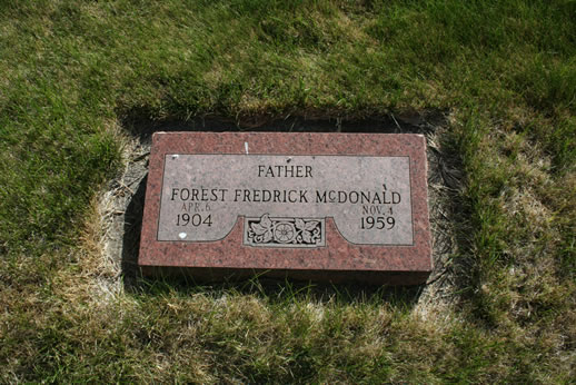 Forest McDonald Grave