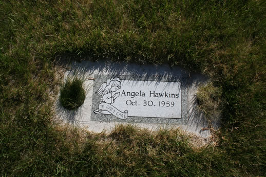 Angela Hawkins Grave