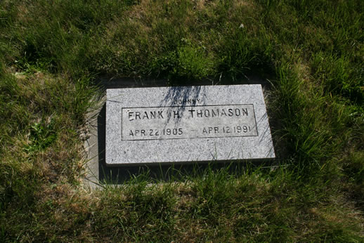 Frank Thomason Grave