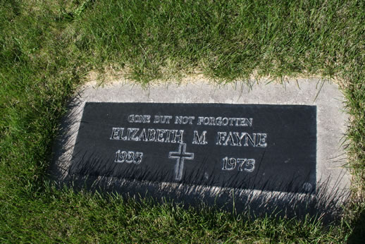 Elizabeth Fayne Grave