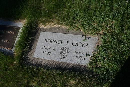 Bernice Cacka Grave