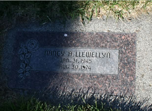 Nancy Llewellyn Grave