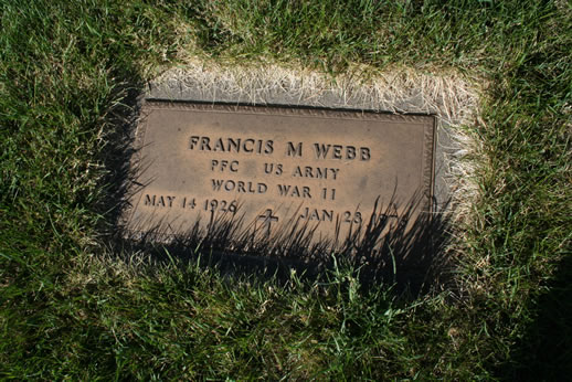 Francis Webb Grave
