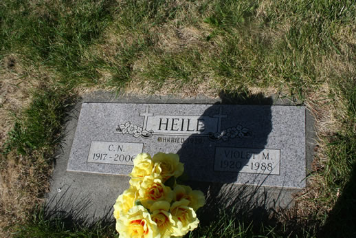 C. N. Heile & Violet Heile Grave