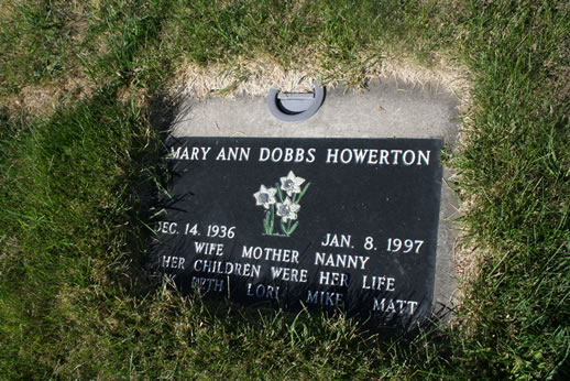 Mary Ann Howerton Grave