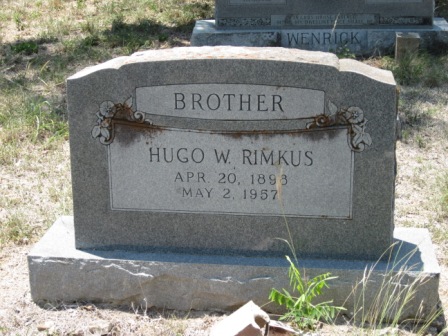 Hugo Rimkus Grave
