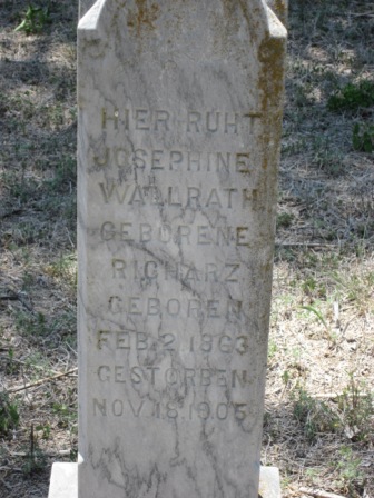 Josephine Wallrath Grave