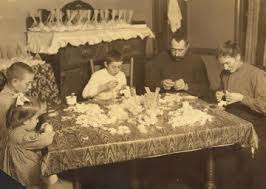 Vintage Family Meal Photo