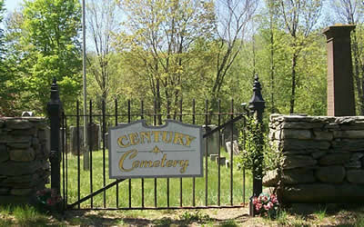 Century Cemetery Entrance