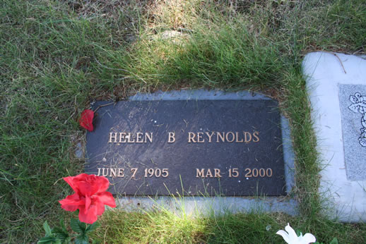 Helen Reynolds Grave
