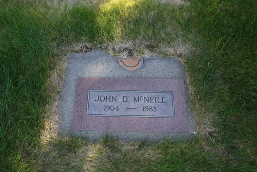 John D. McNeill Grave