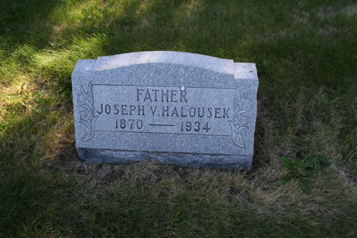 Joseph Halousek Grave