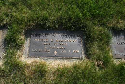 Wilbur McGilvray Grave