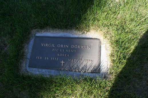 Virgil Dokken Grave