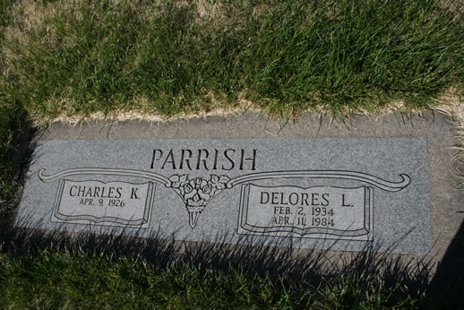 Charles Parrish and Delores Parrish Grave