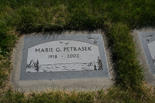 Marie Petrasek Grave